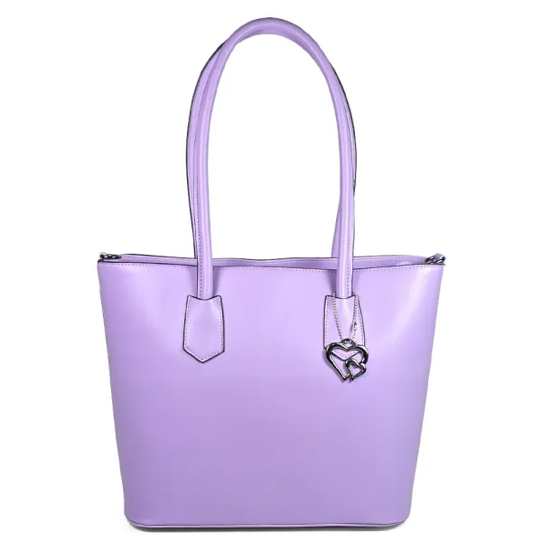 Дамска голяма чанта в лилав цвят N85042-2 Дамска голяма чанта в лилав цвят N85042-2