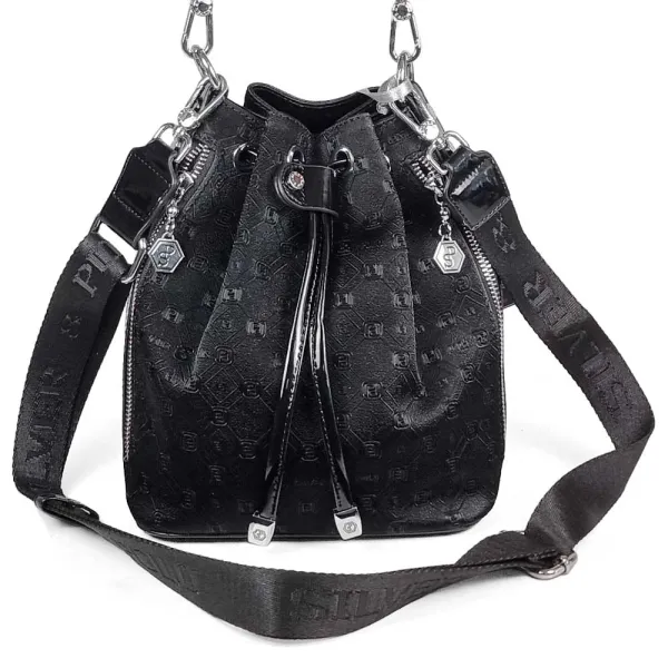 Ежедневна дамска чанта SP1137-5 Silver Polo в черно