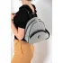 Ежедневна дамска раница SP945-7 Silver Polo в черно и бяло