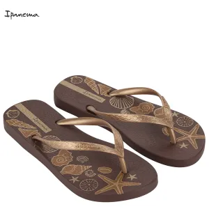 Дамски джапанки IPANEMA 83539/AR968 BROWN/GOLD...