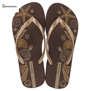 Дамски джапанки IPANEMA 83539/AR968 BROWN/GOLD...