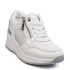 Дамски маратонки на платформа в бял цвят A6806-2 White