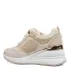 Дамски маратонки на платформа в бежов цвят A6806-3 Beige