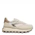 Бежови дамски маратонки от еко кожа и текстил D2318-3 Beige
