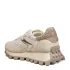Бежови дамски маратонки от еко кожа и текстил D2318-3 Beige