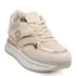 Дамски маратонки на платформа в бежово D2339-3 Beige