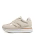 Дамски маратонки на платформа в бежово D2339-3 Beige