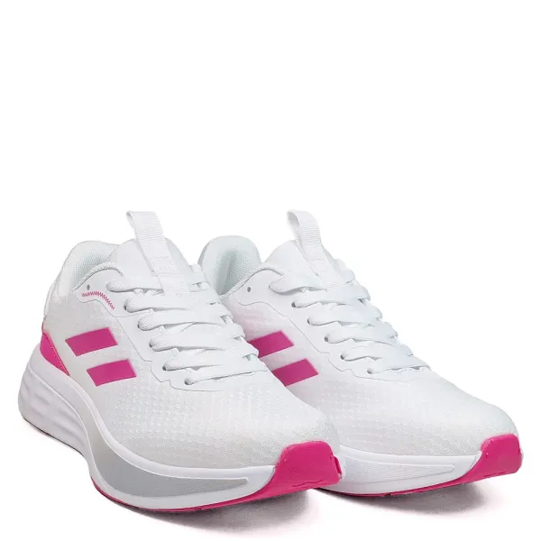 Леки дамски маратонки в бял и розов цвят D9146-4 White/Rose