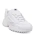 Леки дамски маратонки от еко кожа в бяло D9155-2 White