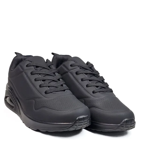 Черни дамски маратонки с въздушна камера D9157-1 Black