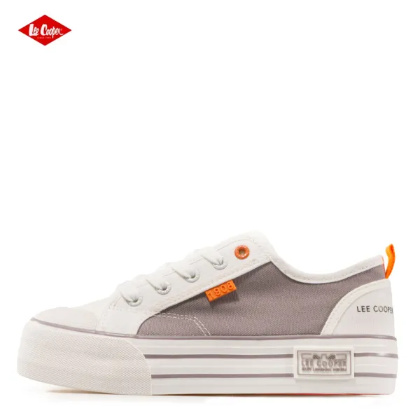 Lee Cooper LC G 601-06 White/grey бяло и сиво дамски кецове