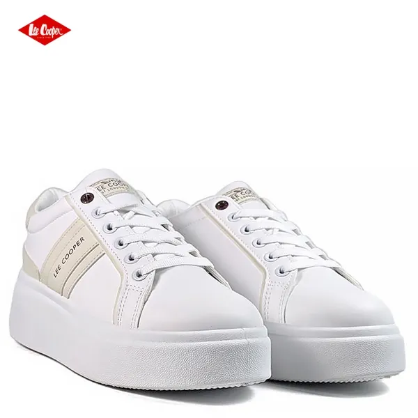 Бели дамски кецове Lee Cooper LC 602-12 White