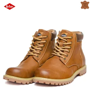 Кожени мъжки боти Lee Cooper LC-802-28 Camel в цвя... Кожени мъжки боти Lee Cooper LC-802-28 Camel в цвя...