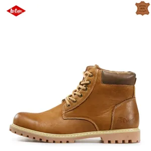 Кожени мъжки боти Lee Cooper LC-802-28 Camel в цвя... Кожени мъжки боти Lee Cooper LC-802-28 Camel в цвя...