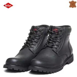 Кожени мъжки боти Lee Cooper LC-802-28 Black в чер... Кожени мъжки боти Lee Cooper LC-802-28 Black в чер...