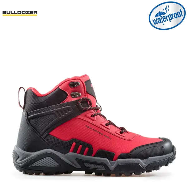 Червени зимни мъжки маратонки Bulldozer 20903-2 Red