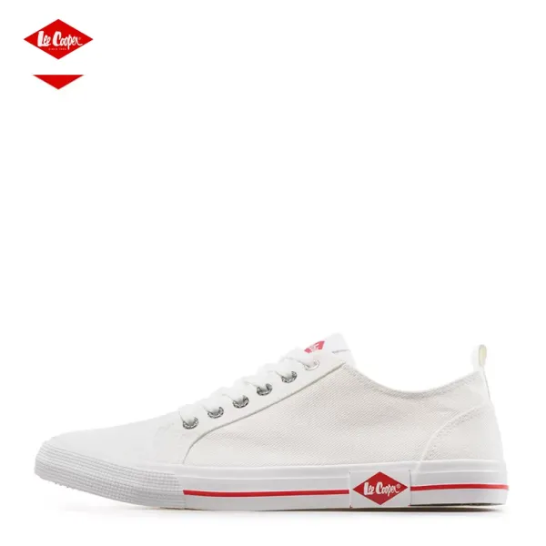 Текстилни мъжки кецове Lee Cooper 211-11-2 White в бяло