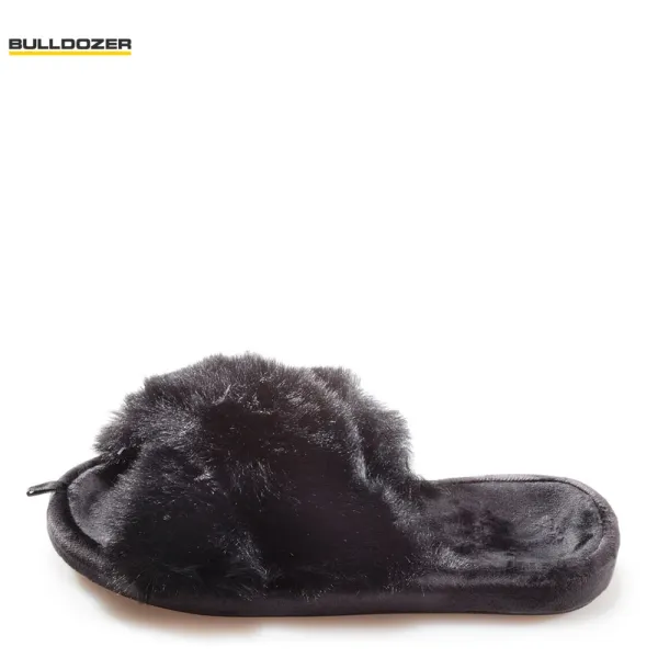Дамски пантофи Bulldozer в черен цвят P212-6 Black