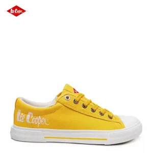 Жълти дамски кецове от текстил Lee Cooper LC211-12...