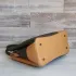 Дамска чанта в кафяво и зелено N73100-2