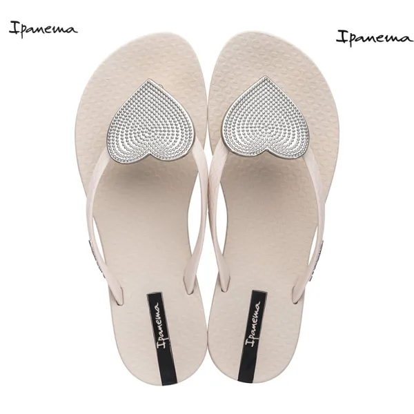 Дамски джапанки IPANEMA 82120/20859 BEIGE/SILVER бежово и сиво