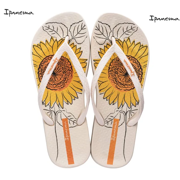 Дамски бежови джапанки IPANEMA 83178/21877 BEIGE/YELLOW/ORANGE