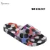 Цветни дамски чехли ZAXY 18443/91220 BLACK/WHITE MULTICOLOR