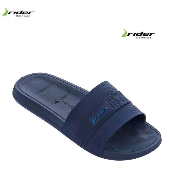 Сини мъжки чехли RIDER 11679/20781 BLUE/BLUE с широка лента