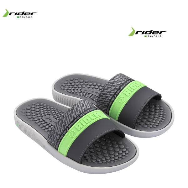 Сиви мъжки чехли RIDER 11690/20996 GREY/DARK GREY/GREEN