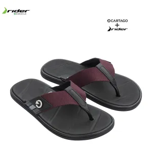 Черни мъжки джапанки CARTAGO 11634/22334 BLACK/BUR...