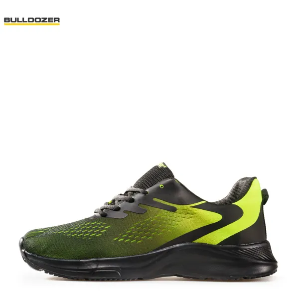 Мъжки маратонки Bulldozer B10702-2 Black/green в черно и зелено
